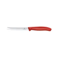 product of Victorinox 6.7861 Slice & Serve Knife, 4-1/4" Serrated Steel Blade, Red Plastic Stamped Handle, 4"