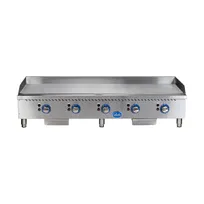 product of Globe GG60TG 60" Countertop Gas Griddle, Thermostatic Controls, 150.000 BTU