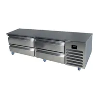 product of QualServ UCFB572-SS61A 72" 4 Drawers Freezer Chef Base, Stainless Steel, 115v