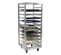 product of Doyon O8631V Universal Aluminum Pan Rack, Holds 12 Trays or 24 Pans, End Loading