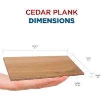 product of Jaccard 201408-50 Premium Cedar Grilling Planks / Wraps