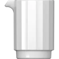product of Libbey 676471512000000 Creamer Pitcher, 5.4 oz, Handle‑Free Porcelain, Microwave & Freezer Safe - Case