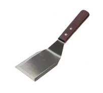 product of Adcraft KT-64 - 11" Hamburger Turner 4" x 3" Offset Blade Beveled Edge Wood Handle Stainless Steel
