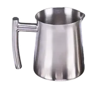 product of Frieling 0145 Creamer Pitcher, 10 Oz 4"5 Height, Brushed 18/10 Stainless Steel, Dishwasher Safe