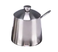 product of Frieling 0146 Sugar Bowl, 10 Oz (4" H) with Lid & 5" Spoon, 18/10 Stainless Steel - 1/Each
