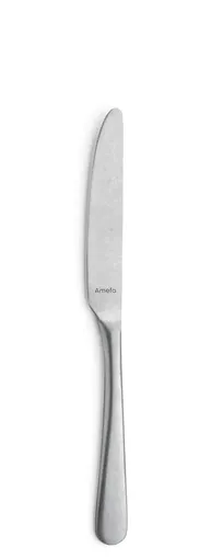 product of Amefa 141024B000335 Dessert Knife - 8" Stonewash Finish, 13/0 Stainless Steel, Austin, 1 Dozen