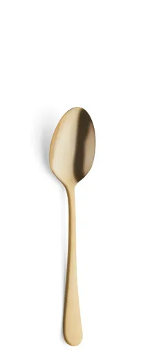 product of Amefa 1410AUB000345 Dessert Spoon - 7" 3/16" Finish, 18/0 Stainless Steel PVD Gold, 1 Dozen