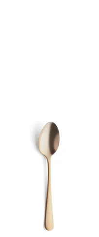 product of Amefa 1410AUB000380 Demitasse Spoon 5-5/8" Satin 18/0 Stainless Steel Austin PVD Gold - 1 Dozen