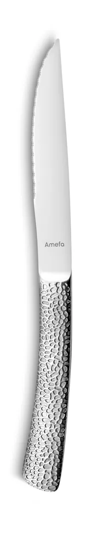 product of Amefa 246523B000621 Steak Knife XL, 8-9" Stainless Steel Handle, 18/10 Blade, Bongo Series - 1/Case