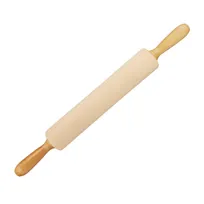 product of Frieling 3033 Rolling Pin - Classic Wood Handles, 21" Length x 2" Diameter, Premium Baking Tool