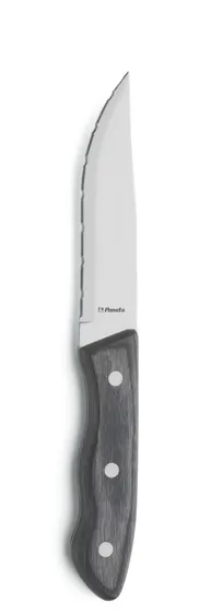 product of Amefa 491715B000621 - Steak Knife 9-11/16" 18/10 Stainless Steel Blade Pakkawood Handle - 1/Case