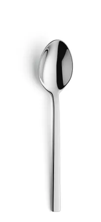 product of Amefa 802000B000380 Demitasse Spoon - 4"3/8" Mirror Finish 18/10 Stainless Steel Cube 1 Dozen