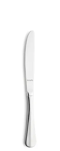 product of Amefa 844000B000335 Dessert Knife - 8 1/2" Finish 13/0 Stainless Steel Baguette Style - 1 Dozen