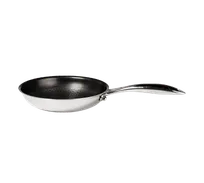 product of Black Cube BC120 - 8" Fry Pan, 3-Ply Stainless-Aluminum, Oven Safe to 500°F, Non-Stick