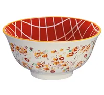 product of Cilio C107678-6 Flowers Porcelain Bowl, 6" Diameter, 17 Oz Capacity, Round, Material - Case