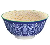 product of Cilio C107708-6 Fishes Porcelain Bowl, 6" Diameter, 17 Oz Capacity, Round Shape, Porcelain Material - Case