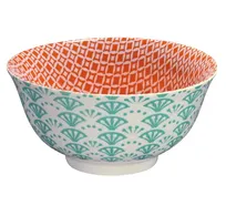 product of Cilio C107715-6 Fan Porcelain Bowl, 6" Diameter, 17 Oz Capacity, Round Shape, Porcelain, - 12/Case