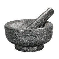 product of Cilio C420142 - Giant Mortar & Pestle, 7" Dia. x 5" H Mortar, 6.5" Pestle, Marble, 10-14" Length