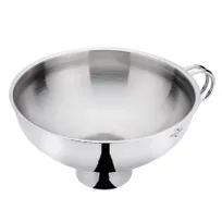 product of Kuechenprofi K0920182800 Wide Mouth Canning Funnel, 5.5"W x 5.5"D x 2.25"H, Stainless Steel