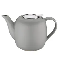 product of Kuechenprofi K1046001900 London Teapot, 50 Fl Oz Gray Ceramic, 5.5"W x 9.5"D x 5.5"H, Dishwasher Safe
