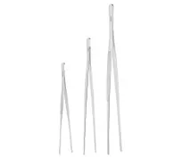 product of Kuechenprofi K1068002822 Tweezer Tongs - 8.8" Straight Tip, 18/10 Stainless Steel, Silver Finish