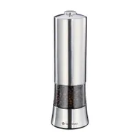 product of Zassenhaus M033045 Pepper Mill, 2.5" Dia., 2"W x 2"D x 7"H, Stainless Steel Body with Acrylic Top