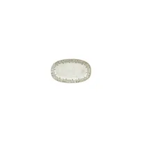 product of Turgla T-OLVZT15OV-12 Olive Oval China Platter, 6" x 4" Porcelain, Green Vitrified Finish - 1/Each