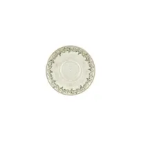 product of Turgla T-OLVZT19KNS-12 Olivia Saucer, 7.5" Diameter Round Green Porcelain Vitrified Cupware