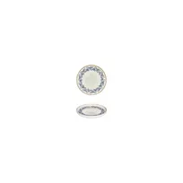 product of Turgla T-RKRAHL09CK-24 Kario Deep Round Plate, 3.5" Diameter x 1" Height, Blue Vitrified Porcelain