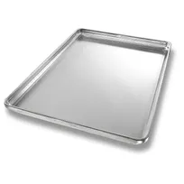 product of Chicago Metallic Bakeware 30850 - Sheet Pan, 12-13/16" x 17-13/96" x 1", 18-Gauge Aluminum, Solid