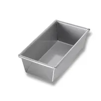 product of Chicago Metallic 40421 Loaf Pan - 8-1/2" x 4-1/2" x 2-11/16", 26-Gauge Aluminized Steel, Wire-Rim, USA