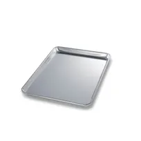 product of Chicago Metallic Bakeware 40852 Half-Size Sheet Pan, 12-7/8" x 17-3/4", 18ga Aluminum, Plain Finish