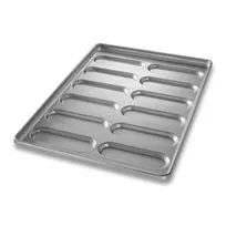 product of Chicago Metallic 41055 Loaf Pan - Hoagie Roll Pan, 17-3/4"x25-3/4", 22-Gauge Aluminized Steel, Non-PFAS