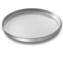 product of Chicago Metallic Bakeware 41210 Pizza Pan - 12" Round, 62.6 oz, 26-Gauge Steel, Sided Solid