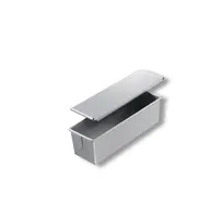product of Chicago Metallic 44615 Pullman Loaf Pan, 13-1/4" x 4-1/4" x 4", 26-Gauge Aluminized Steel, Non-PFAS