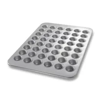 product of Chicago Metallic Bakeware 45255 Mini Muffin Pan, 48-Cup, 2-1/16" Muffins, Steel, AMERICOAT Coating, USA