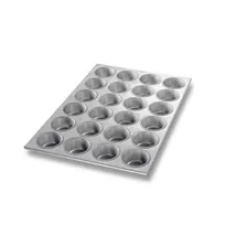 product of Chicago Metallic Bakeware 45525 Cupcake Pan, 14-1/16" x 20-11/16", 24 2-3/4" Cupcakes, 3.8 oz, Aluminized Steel,