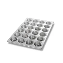 product of Chicago Metallic Bakeware 46525 Pan - 14" x 20-3/4", 24-Cup, Aluminum, AMERICOAT Glaze, Non-PFAS