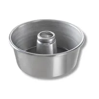product of Chicago Metallic Bakeware 46555 Angel Food Cake Pan, 9-3/8" x 4" Deep, 128 oz, ePlus Glaze - 1/Each