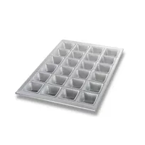 product of Chicago Metallic Bakeware 46605 Muffin Pan - 14" x 20-3/4", 24 Muffins, Steel, AMERICOAT ePlus Glaze