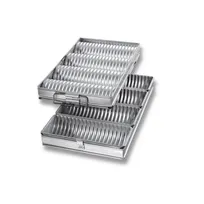 product of Chicago Metallic 48514 - Crimped Bread Pan Set, 10" Loaves, 26-Gauge Aluminized Steel - 1/Set