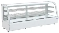 product of Hubert 127338 Refrigerated Bakery Display Case, 60"W x 22.4"D x 27"H, 7.06 Cu. Ft., White