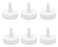 product of Hubert 174807 Kratos Squeeze Bottle Lid, 8 Oz, White Polyethylene, Standard Top Single Tip - Set