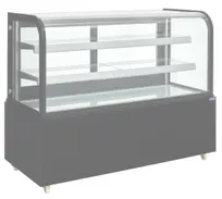 product of Hubert 202375 Refrigerated Bakery Display Case, 60.6"W x 27.1"D, 9.53 cu ft, Black, Glass Doors