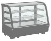product of Hubert 219850 - Kratos 29C-006 Refrigerated Bakery Display Case, 3 cu ft, Black, Front Glass, 33-40°F