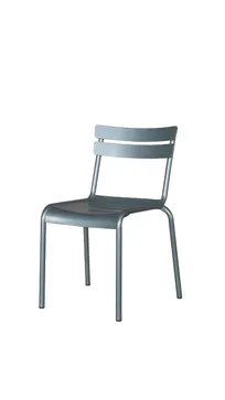 product of Hubert 67856 Outdoor Side Chair, CenPro Chair, 300 lb Capacity, Silver Powder-Coated Aluminum