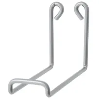 product of Hubert 77247 Sign Holder - Display, 3-1/2" x 10" x 5-1/4" Steel, Silver Finish, Holds 7 Wet-Floor Signs