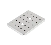product of Vollrath 20200 False Bottom, 1/2-Size Steam Table Pan, 3/8" Drain Holes, Steel, Made in USA