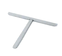 product of Vollrath 56680 Adapter Bar - T-Shaped 10" x 12-3/4" x 5/16", Stainless Steel, NSF, 2 -1/4-Pan & 1 1/2-Pan
