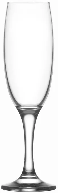 product of RAK Porcelain 730541Y Metro Champagne Flute, 7.5 oz 1.93" Dia x 8.27" H, Base, Glass - 24/Case